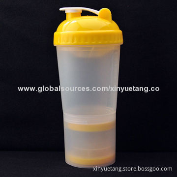 BPA free plastic blender shaker with customized logo, 600mlNew